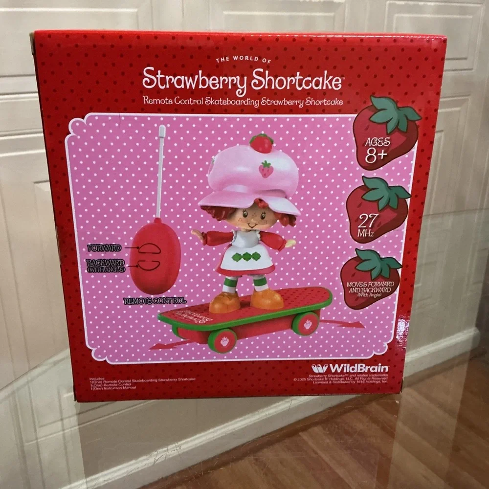 BRAND NEW, REMOTE CONTROL SKATEBOARDING STRAWBERRY SHORTCAKE - Picture 7 of 8